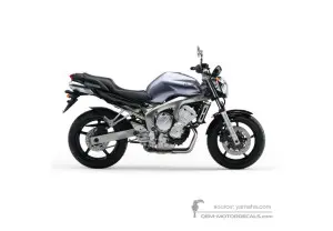 Decals for Yamaha FZ6N 2007 - Silver • Yamaha OEM Decals
