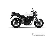 Naklejki do Yamaha FZ6N 2007 - Biały • Yamaha Naklejki OEM