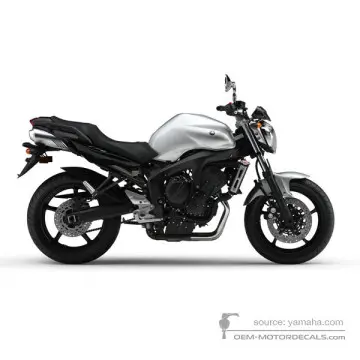 Yamaha FZ6N 2007 - Silber - Silver Metallic 1