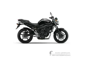 Adesivi per Yamaha FZ6N 2007 - Nero • Yamaha Adesivi OEM