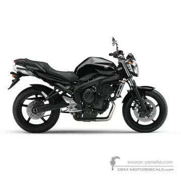 Yamaha FZ6N 2007 - Zwart - Black Metallic X