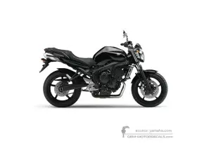 Decals for Yamaha FZ6N 2008 - Black • Yamaha OEM Decals