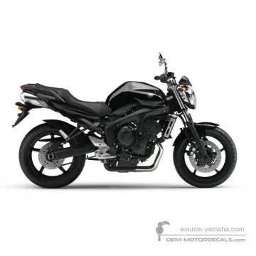 Yamaha FZ6N 2008 - Zwart - Black Metallic X