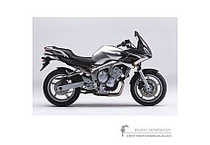 Adesivi per Yamaha FZ6S 2004 - Argento • Yamaha Adesivi OEM