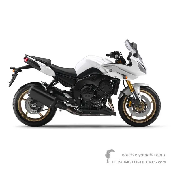 Yamaha FZ8S FAZER 2011 - Weiss - Bluish White cocktail 1