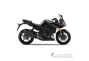 Aufkleber für Yamaha FZ8S FAZER 2011 - Schwarz • Yamaha OEM-Aufkleber