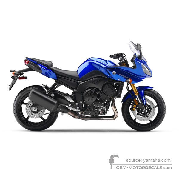 Autocollants pour Yamaha FZ8S FAZER 2011 - Bleu • Yamaha Autocollants OEM
