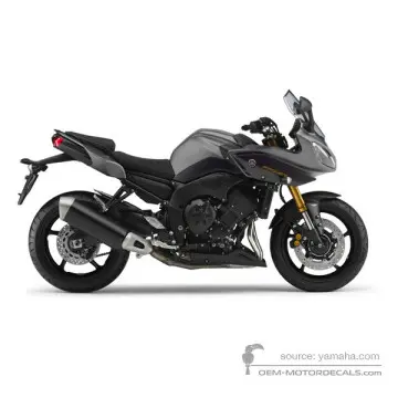 Yamaha FZ8S FAZER 2012 - Szary - Mat Gray Metallic 3