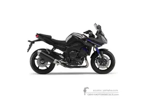 Aufkleber für Yamaha FZ8S FAZER 2014 - Grau • Yamaha OEM-Aufkleber