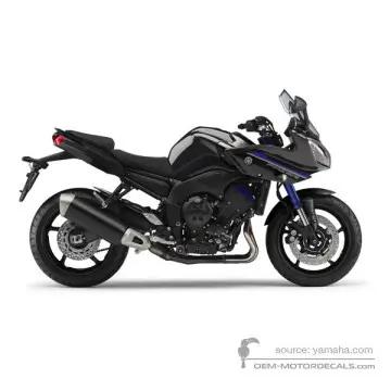 Yamaha FZ8S FAZER 2014 - Szary - Dark Gray Metallic N