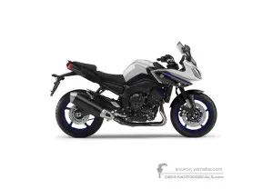 Aufkleber für Yamaha FZ8S Fazer 2015 - Silber • Yamaha OEM-Aufkleber