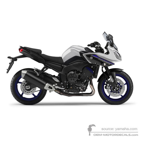 Aufkleber für Yamaha FZ8S Fazer 2015 - Silber • Yamaha OEM-Aufkleber