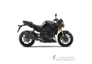 Decals for Yamaha FZ8N 2011 - Black • Yamaha OEM Decals