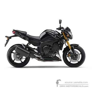 Yamaha FZ8N 2011 - Zwart - Black Metallic X