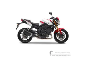 Decals for Yamaha FZ8N 2012 - White • Yamaha OEM Decals