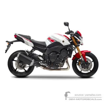 Yamaha FZ8N 2012 - Biały - Bluish White Cocktail 1
