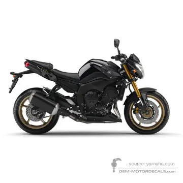 Yamaha FZ8N 2012 - Zwart - Black Metallic X