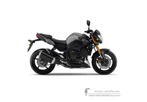 Decals for Yamaha FZ8N 2012 - Gray • Yamaha OEM Decals