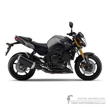 Yamaha FZ8N 2012 - Szary - Matt Gray Metallic 3