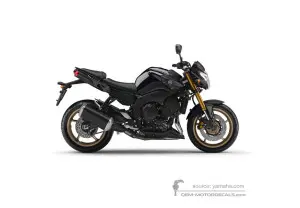 Autocollants pour Yamaha FZ8N 2013 - Noir • Yamaha Autocollants OEM