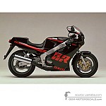 Yamaha FZR1000 1987 - Zwart