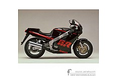 Naklejki do Yamaha FZR1000 1987 - Czarny • Yamaha Naklejki OEM