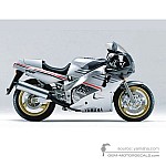Yamaha FZR1000 1989 - Silber