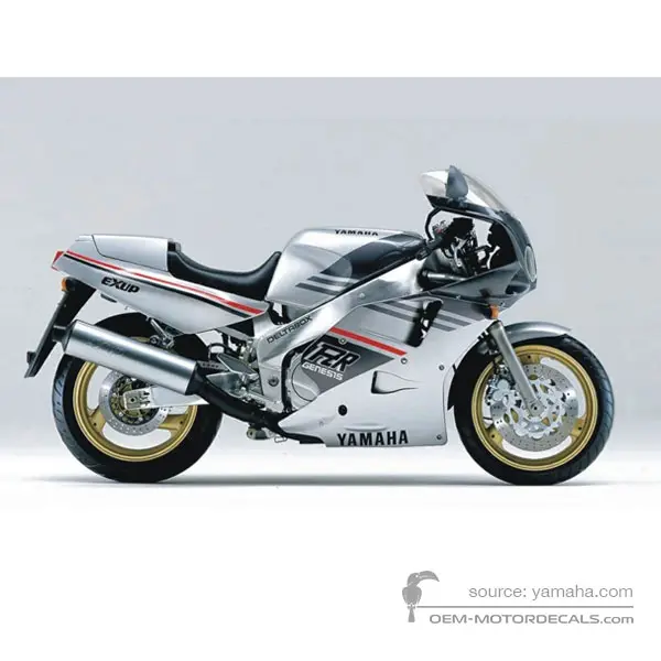 Yamaha FZR1000 1989 - Plata - Fine Silver