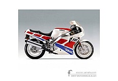 Decals for Yamaha FZR1000 1989 - White • Yamaha OEM Decals