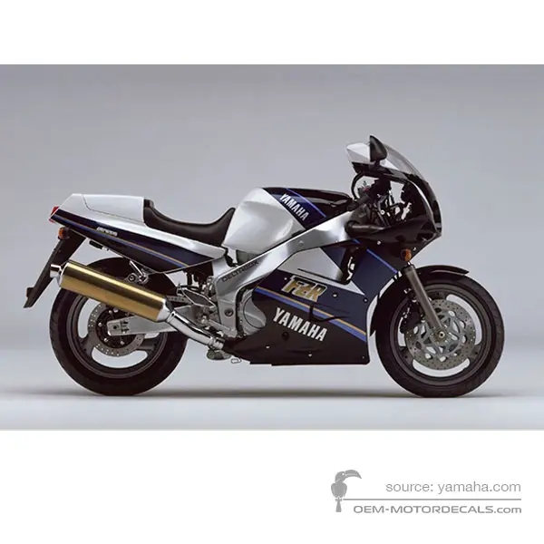 Yamaha FZR1000 1990 - Negro - New Black Blue