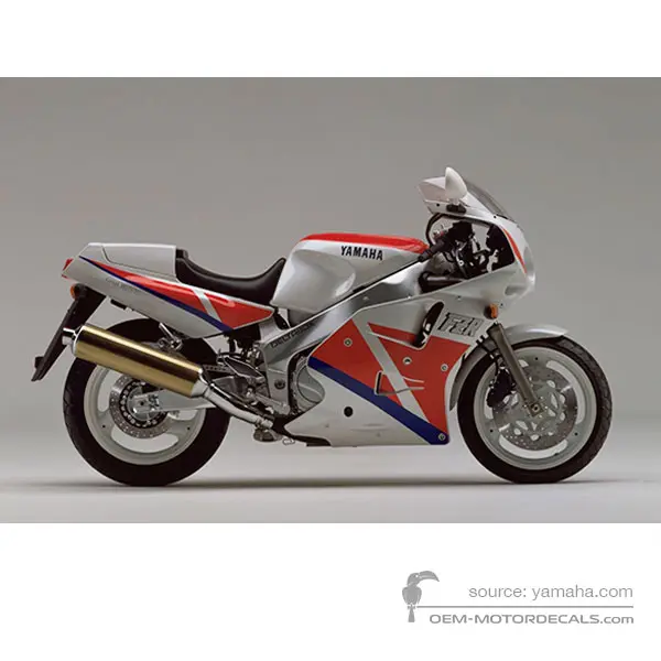 Yamaha FZR1000 1990 - Blanco - Silky White