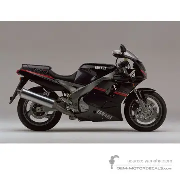 Yamaha FZR1000 1991 - Nero - New Black Blue