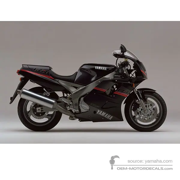 Yamaha FZR1000 1991 - Negro - New Black Blue