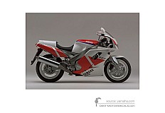 Aufkleber für Yamaha FZR1000 1991 - Weiss • Yamaha OEM-Aufkleber