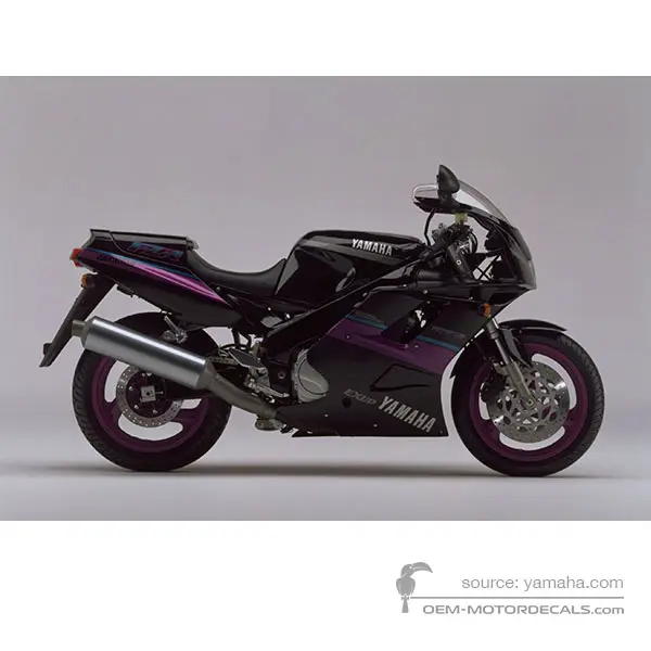 Yamaha FZR1000 1993 - Negro - Black 2