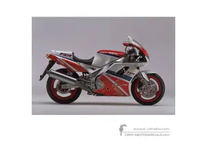 Decals for Yamaha FZR1000 1993 - White • Yamaha OEM Decals