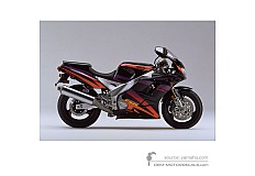 Pegatinas para Yamaha FZR1000 1994 - Negro • Yamaha Pegatinas OEM