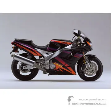 Yamaha FZR1000 1994 - Nero - Black 2