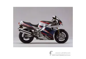 Decals for Yamaha FZR1000 1995 - White • Yamaha OEM Decals