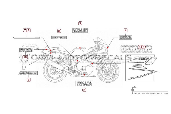 Yamaha FZR600 1989