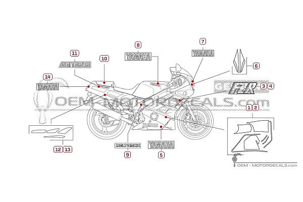 Yamaha FZR600 1989
