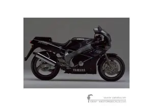 Stickers voor Yamaha FZR600 1990 • Yamaha OEM Stickers