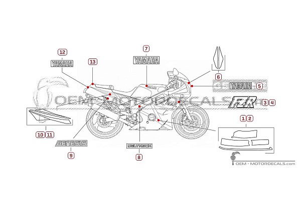 Yamaha FZR600 1990