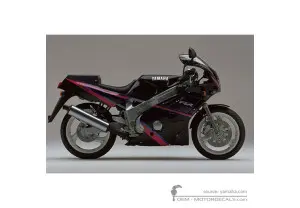 Autocollants pour Yamaha FZR600 1991 • Yamaha Autocollants OEM