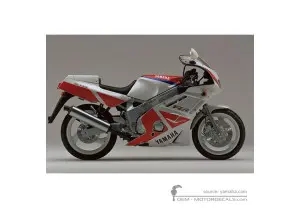 Decals for Yamaha FZR600 1991 • Yamaha OEM Decals