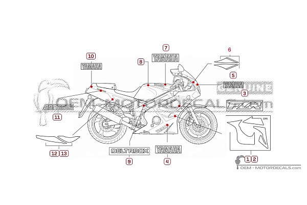 Yamaha FZR600 1991