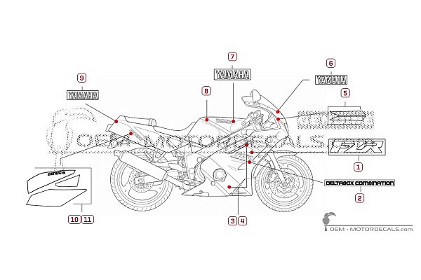 Yamaha FZR600 1992