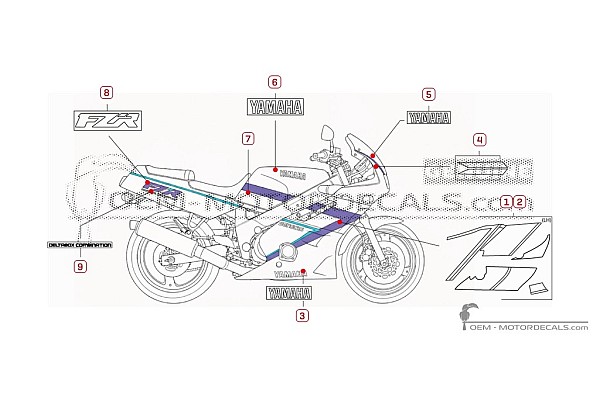 Yamaha FZR600 1992