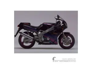 Decals for Yamaha FZR600 1993 • Yamaha OEM Decals