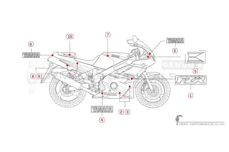 Yamaha FZR600 1993
